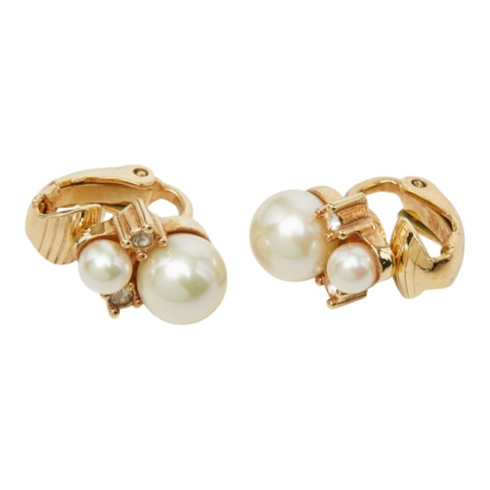 DIOR White Pearl Earrings